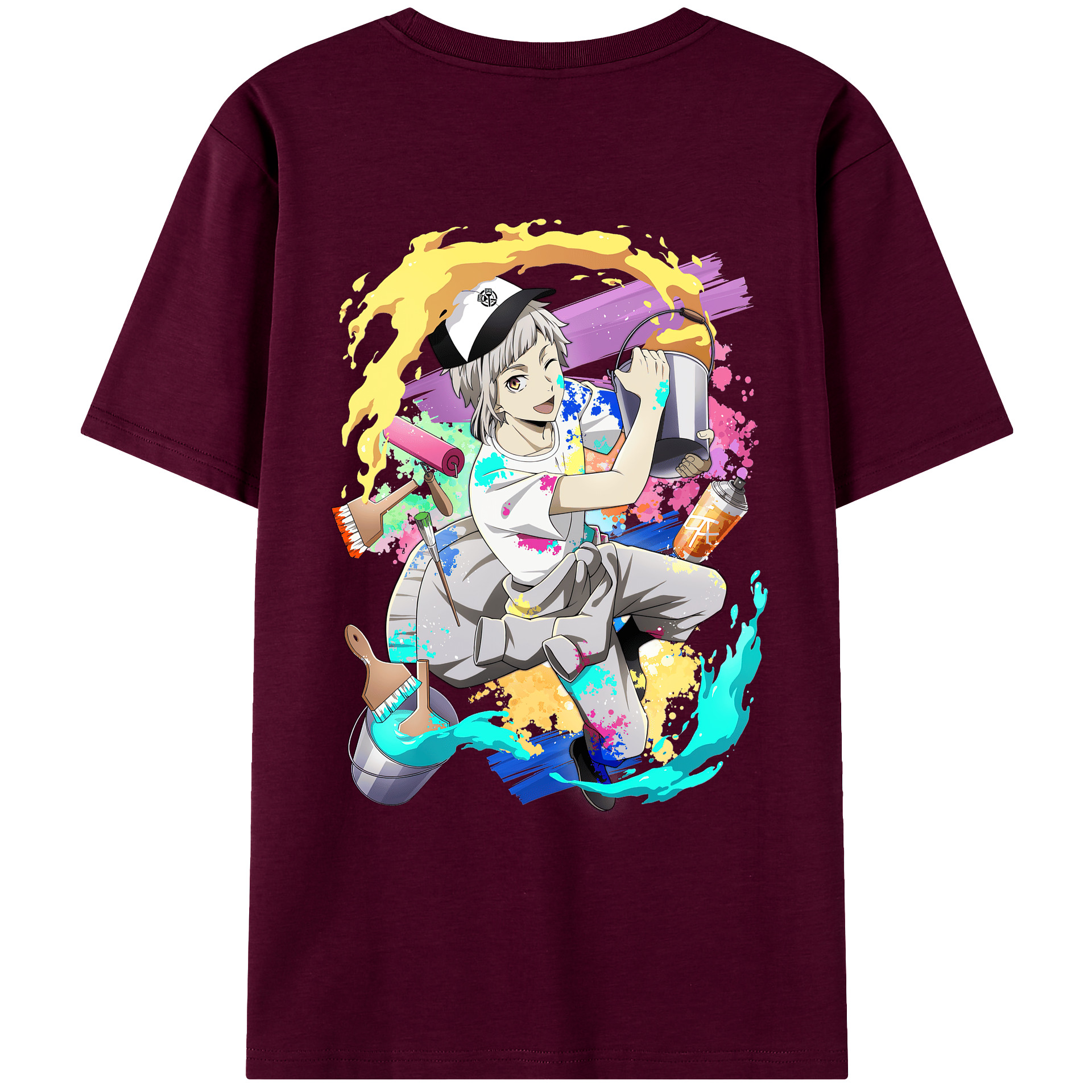 （画像用） 文豪ストレイドッグス Bungo Stray Dogs レディース半袖Tシャツ(バックプリント)